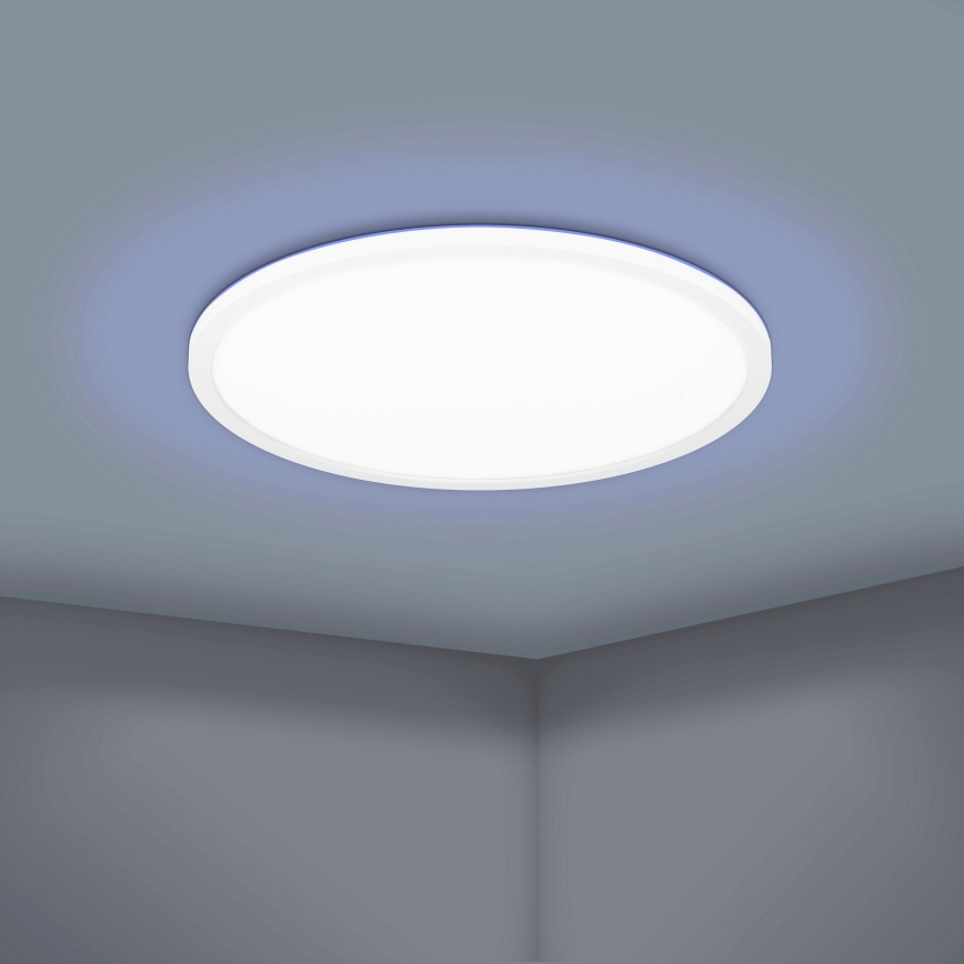 Eglo 900086 - Plafón LED RGBW regulable ROVITO-Z LED/14,6W/230V 2700-6500K diá. 29,5 cm blanco