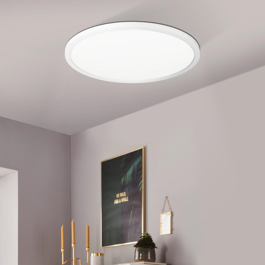 Eglo 900086 - Plafón LED RGBW regulable ROVITO-Z LED/14,6W/230V 2700-6500K diá. 29,5 cm blanco