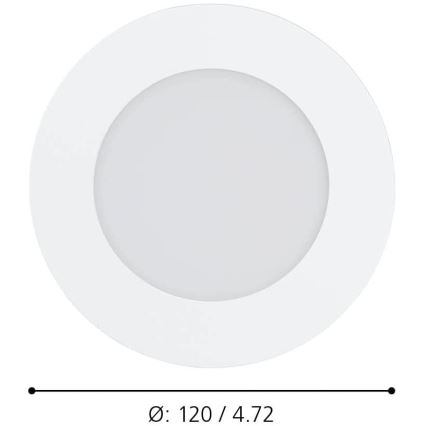 Eglo - Lámpara de baño LED regulable LED/5,4W/230V IP44 ZigBee