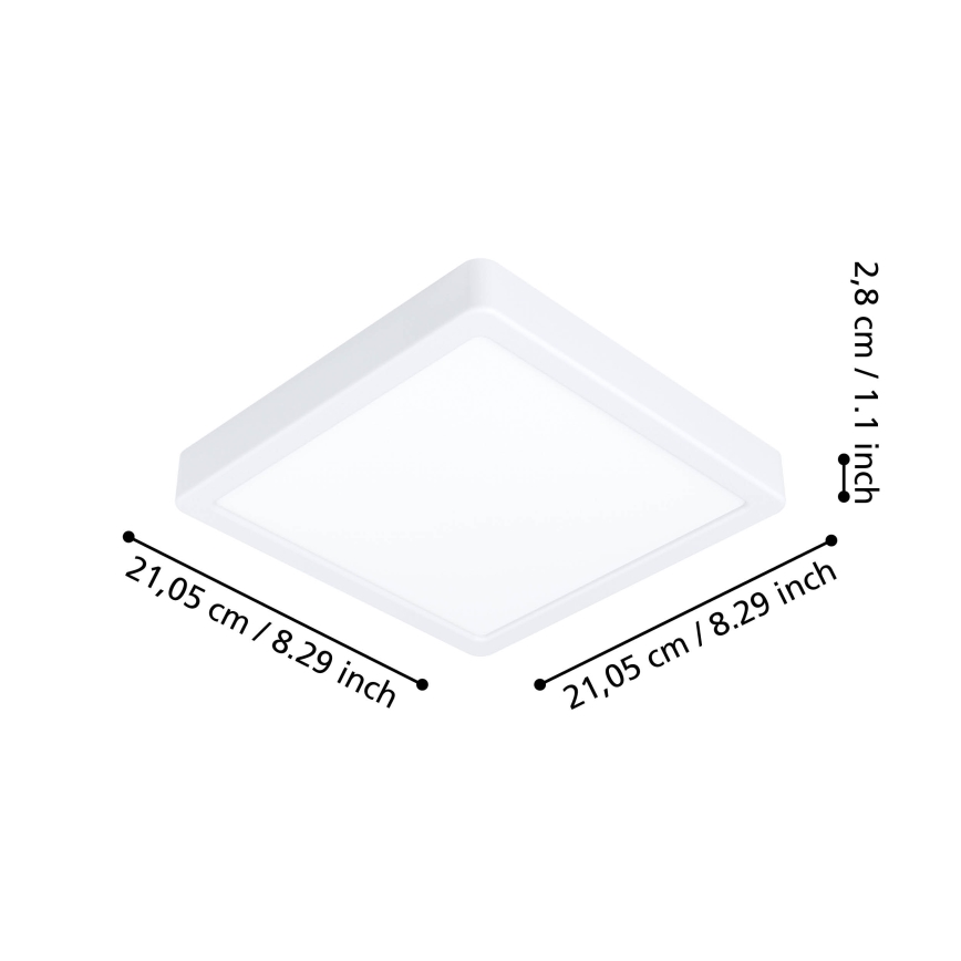 Eglo - Lámpara de baño LED regulable LED/16,5W/230V IP44 ZigBee