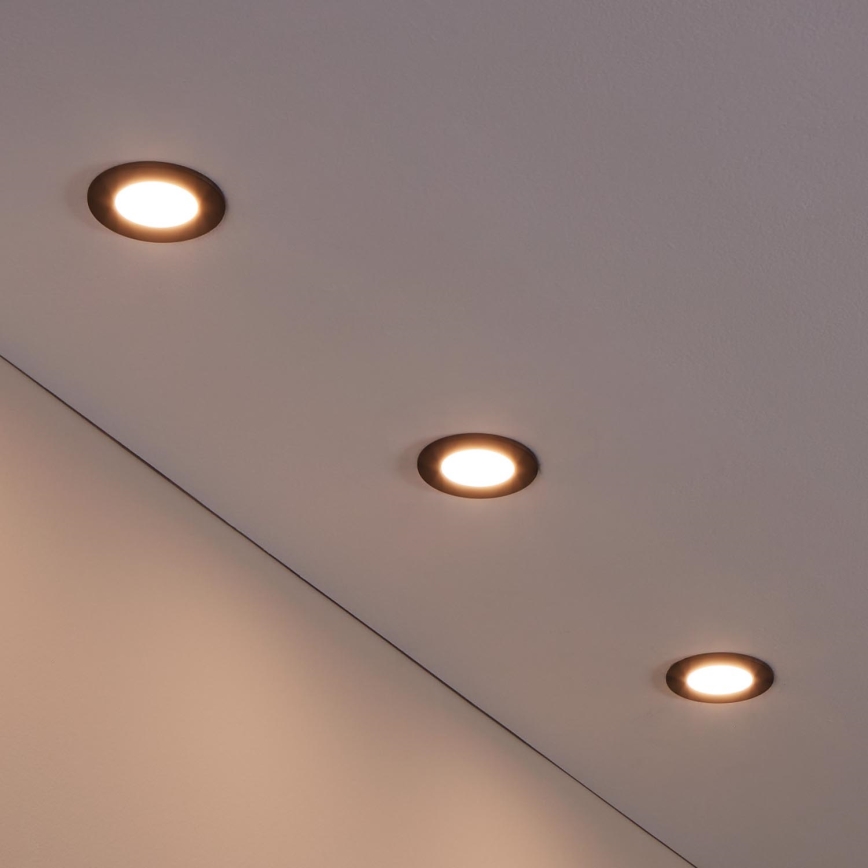Eglo - JUEGO 3x LED Lámpara de baño regulable FUEVA-Z  LED/2,8W/230V IP44