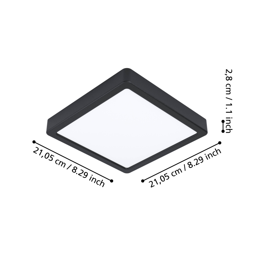 Eglo - Lámpara de baño LED regulable LED/16,5W/230V IP44 ZigBee