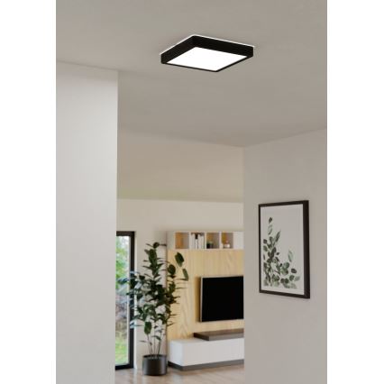 Eglo - Lámpara de techo LED regulable para baño LED/16,5W/230V IP44 ZigBee 21x21 cm