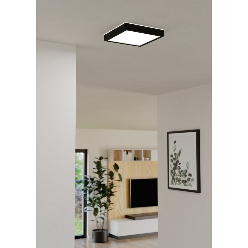 Eglo - Lámpara de techo LED regulable para baño LED/16,5W/230V IP44 ZigBee 21x21 cm