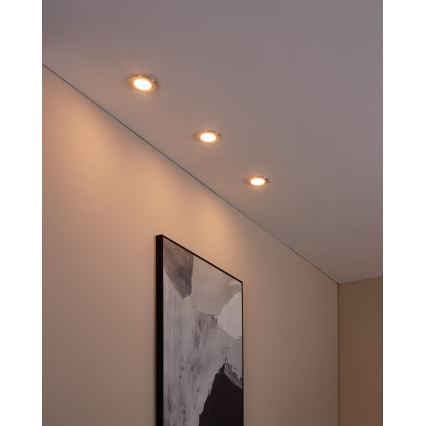 Eglo - JUEGO 3x LED Lámpara de baño regulable FUEVA-Z  LED/2,8W/230V IP44