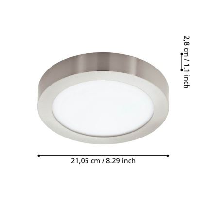 Eglo - Lámpara de baño LED regulable LED/16,5W/230V IP44 ZigBee