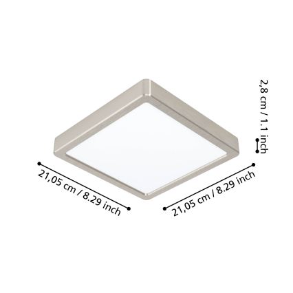 Eglo - Lámpara de baño LED regulable LED/16,5W/230V IP44 ZigBee