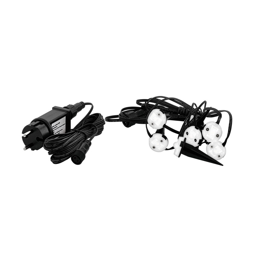 Eglo - Cadena decorativa LED para exterior SPINETOLI 6xLED IP65