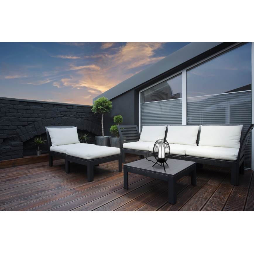 Eglo - Lámpara de mesa exterior 1xE27/28W/230V IP44