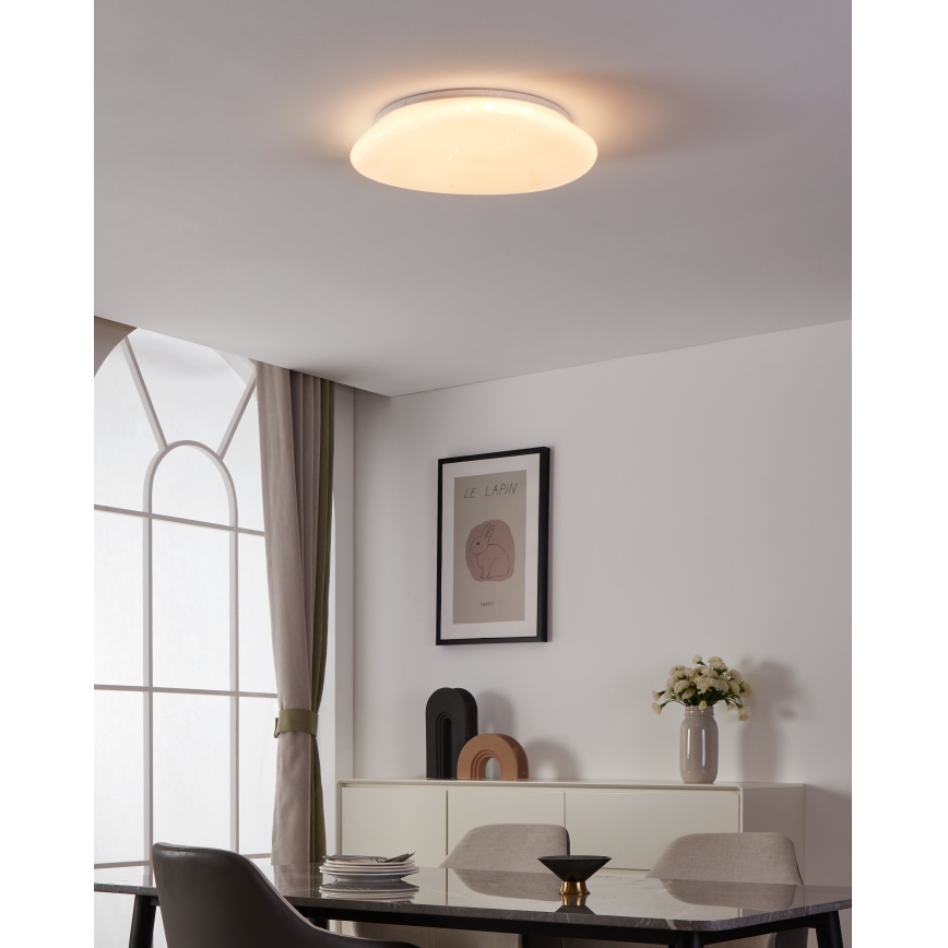 Eglo - Plafón LED RGBW regulable LED/21,6W/230V ZigBee