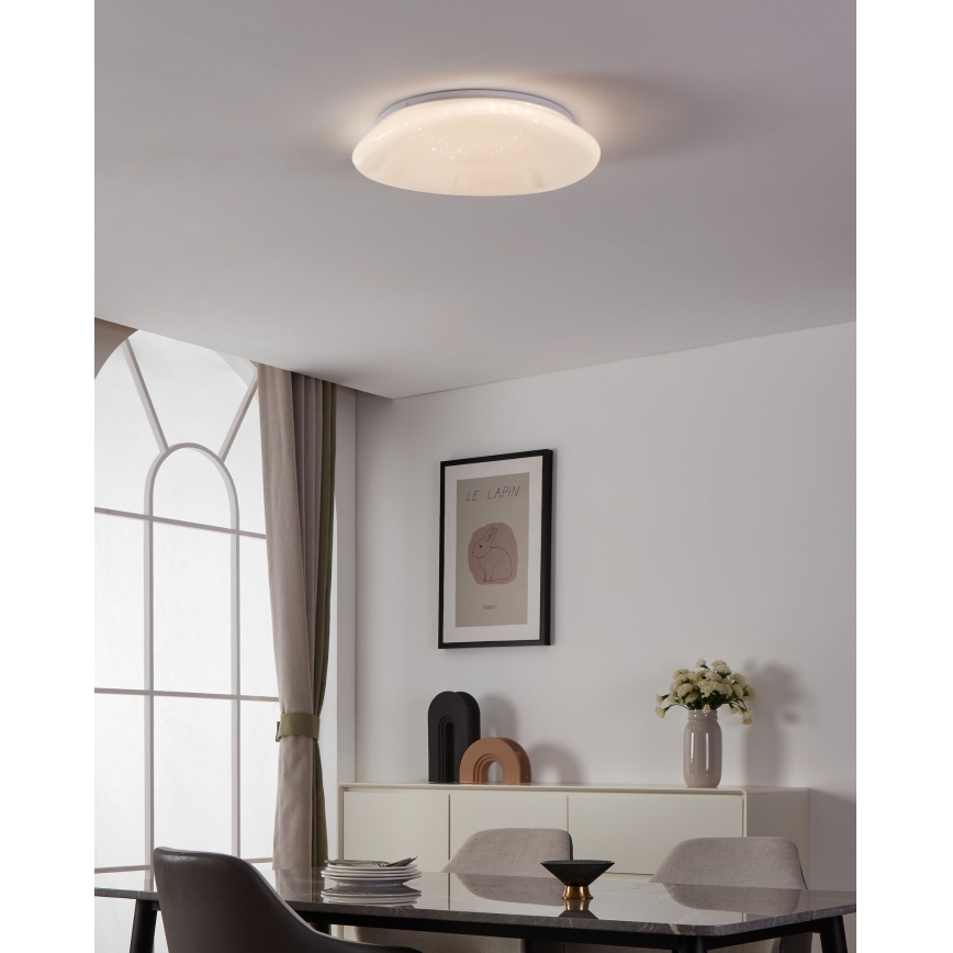 Eglo - Plafón LED RGBW regulable LED/21,6W/230V ZigBee