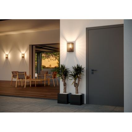Eglo - Lámpara de pared exterior 1xE27/60W/230V IP44