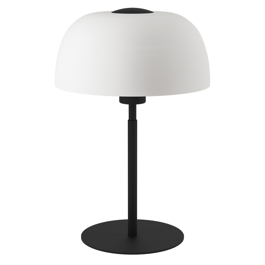 Eglo - Lámpara de mesa 1xE27/40W/230V negra/blanca