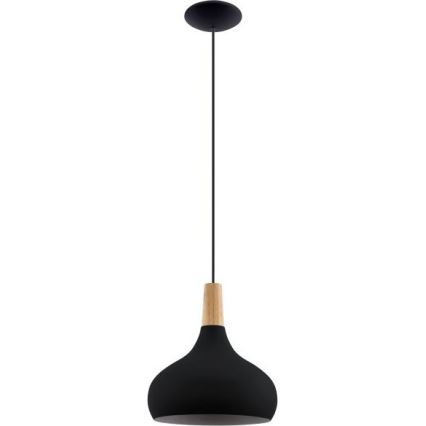 Eglo - Lámpara colgante con cable 1xE27/40W/230V diámetro 28 cm