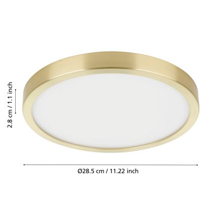 Eglo - Lámpara de techo LED LED/20,5W/230V Ø 28,5 cm