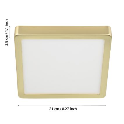Eglo - Lámpara de techo LED LED/17W/230V