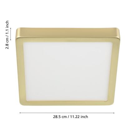 Eglo - Lámpara de techo LED LED/20,5W/230V