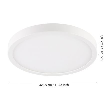 Eglo - Plafón LED de baño LED/20,5W/230V IP44 blanco