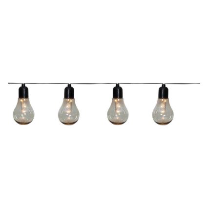 Eglo - Cadena decorativa LED para exteriores 10xLED/0,06W/3V IP44