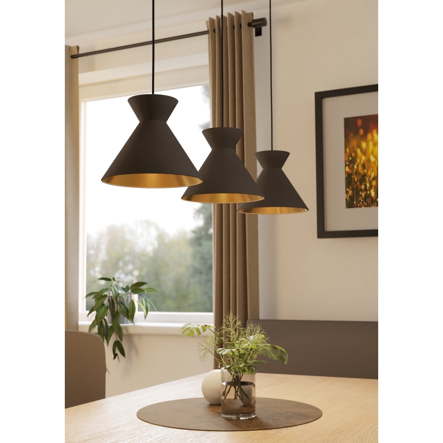 Eglo 900348 - Lámpara colgante con cable NASTASIA 3xE27/40W/230V