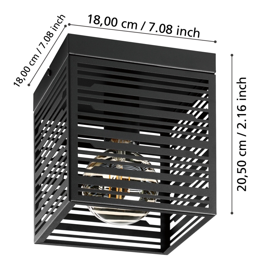 Eglo - Lámpara de techo 1xE27/40W/230V