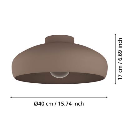 Eglo - Lámpara de techo 1xE27/60W/230V