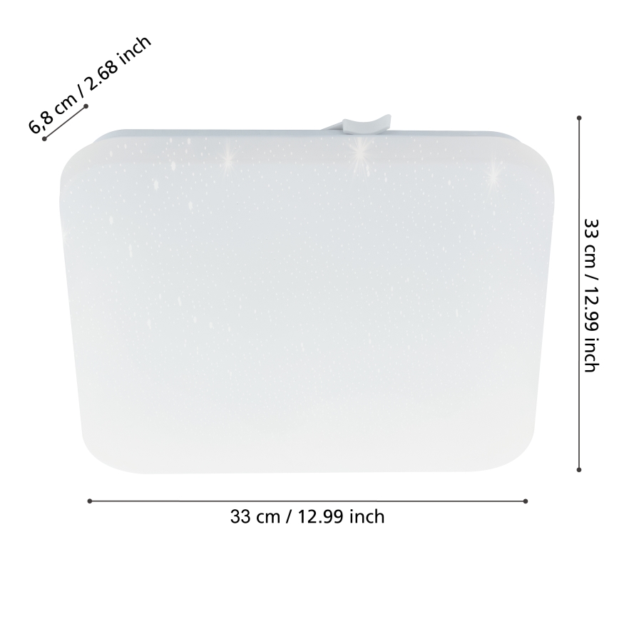 Eglo - Lámpara de techo LED para baño LED/14,6W/230V IP44