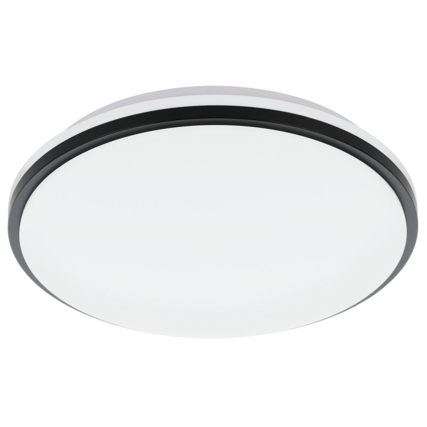 Eglo - Lámpara de techo LED para baño LED/15,6W/230V IP44 negra