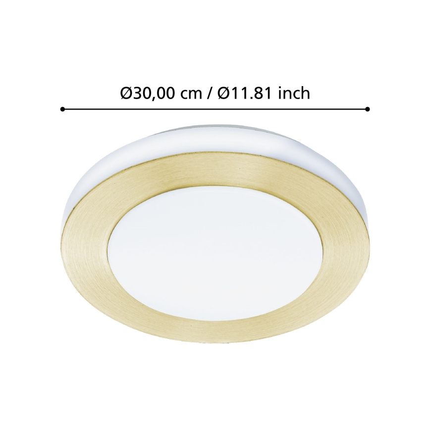 Eglo - Lámpara de techo LED para baño LED/10,8W/230V IP44