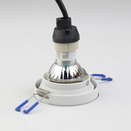 Eglo - Lámpara de techo empotrada 1xGU10/35W/230V blanca