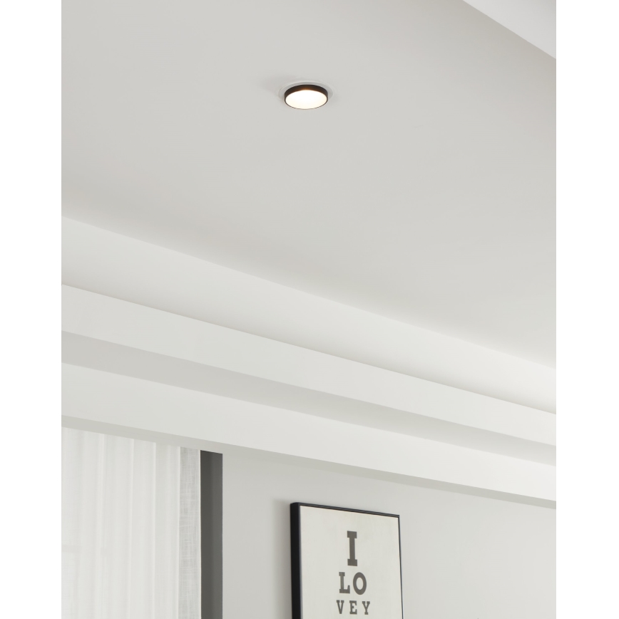 Eglo - Lámpara empotrada 1xGU10/35W/230V blanco