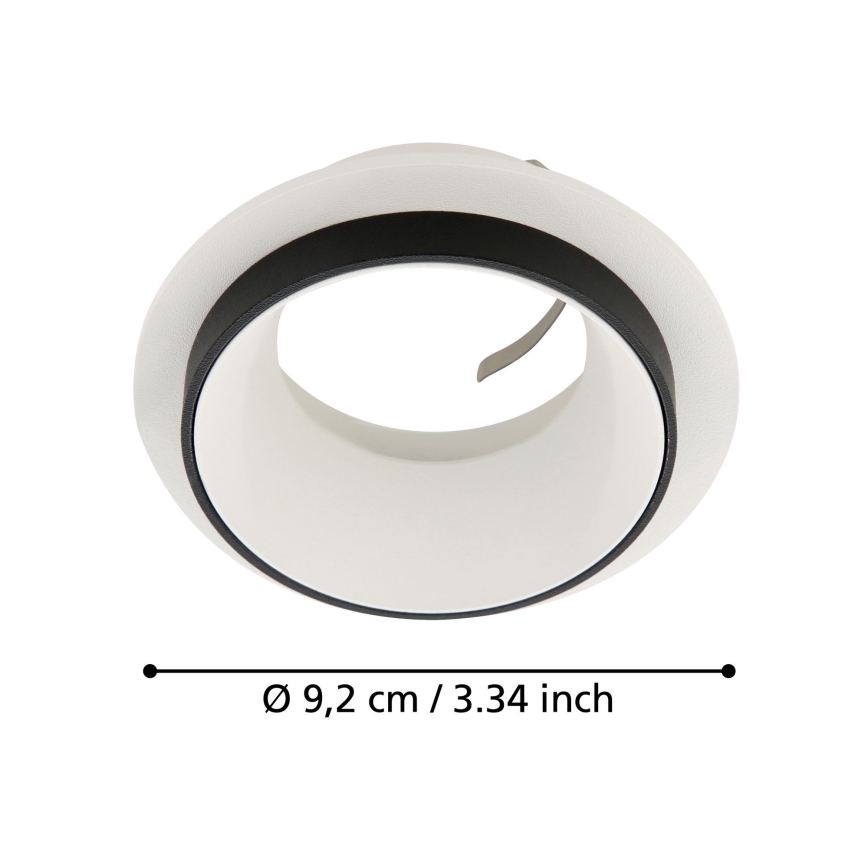 Eglo - Lámpara empotrada 1xGU10/35W/230V blanco