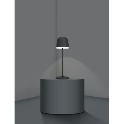 Eglo - LED Regulable exterior Recargable lámpara LED/2,2W/5V 1800 mAh negro IP54