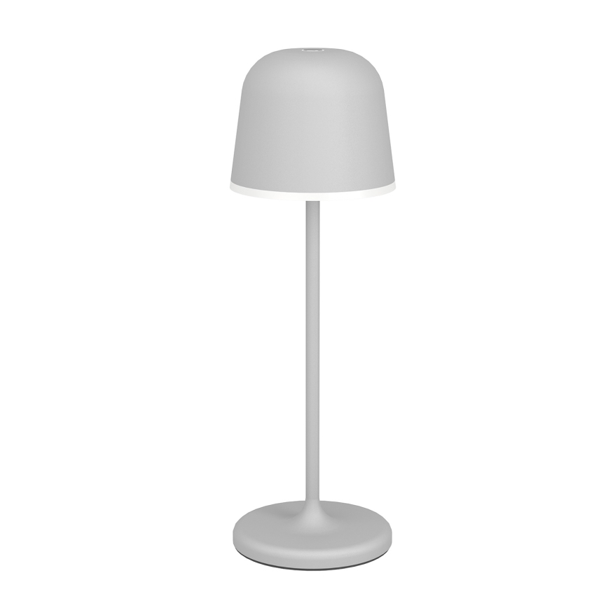 Eglo - Lámpara exterior recargable LED regulable LED/2,2W/5V 1800 mAh gris IP54