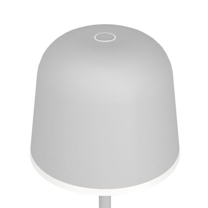 Eglo - Lámpara exterior recargable LED regulable LED/2,2W/5V 1800 mAh gris IP54