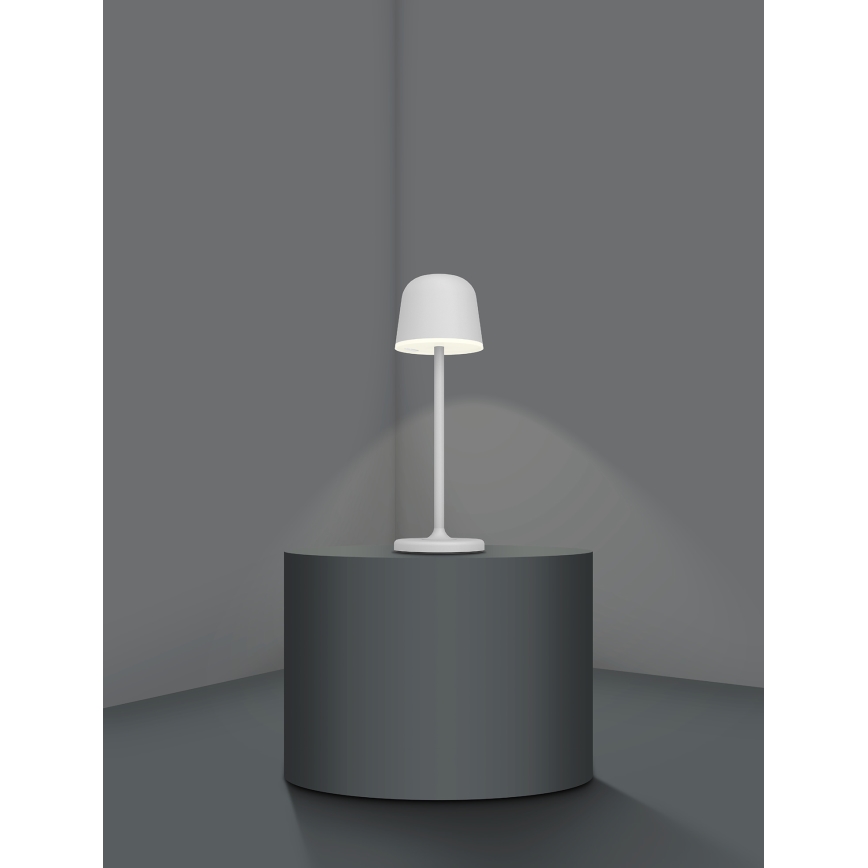 Eglo - Lámpara exterior recargable LED regulable LED/2,2W/5V 1800 mAh gris IP54