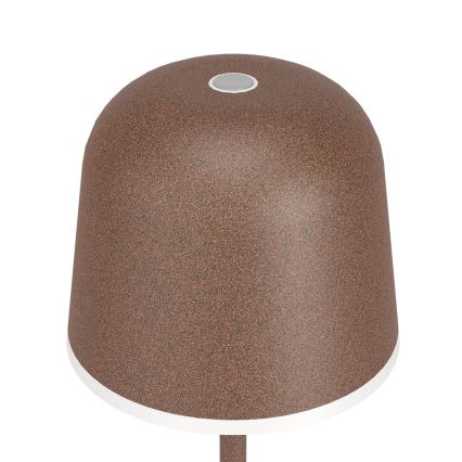 Eglo - LED Regulable exterior Recargable lámpara LED/2,2W/5V 1800mAh marrón IP54