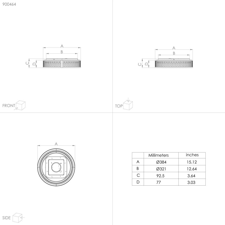 Eglo - Lámpara de techo LED LED/24W/230V