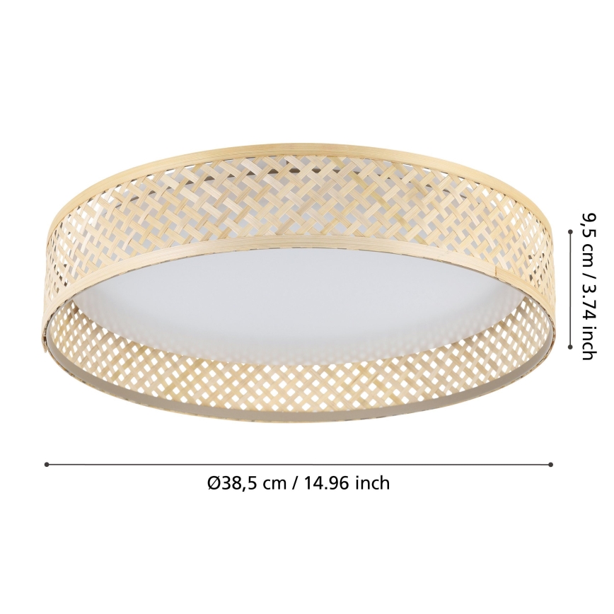 Eglo - Lámpara de techo LED LED/24W/230V