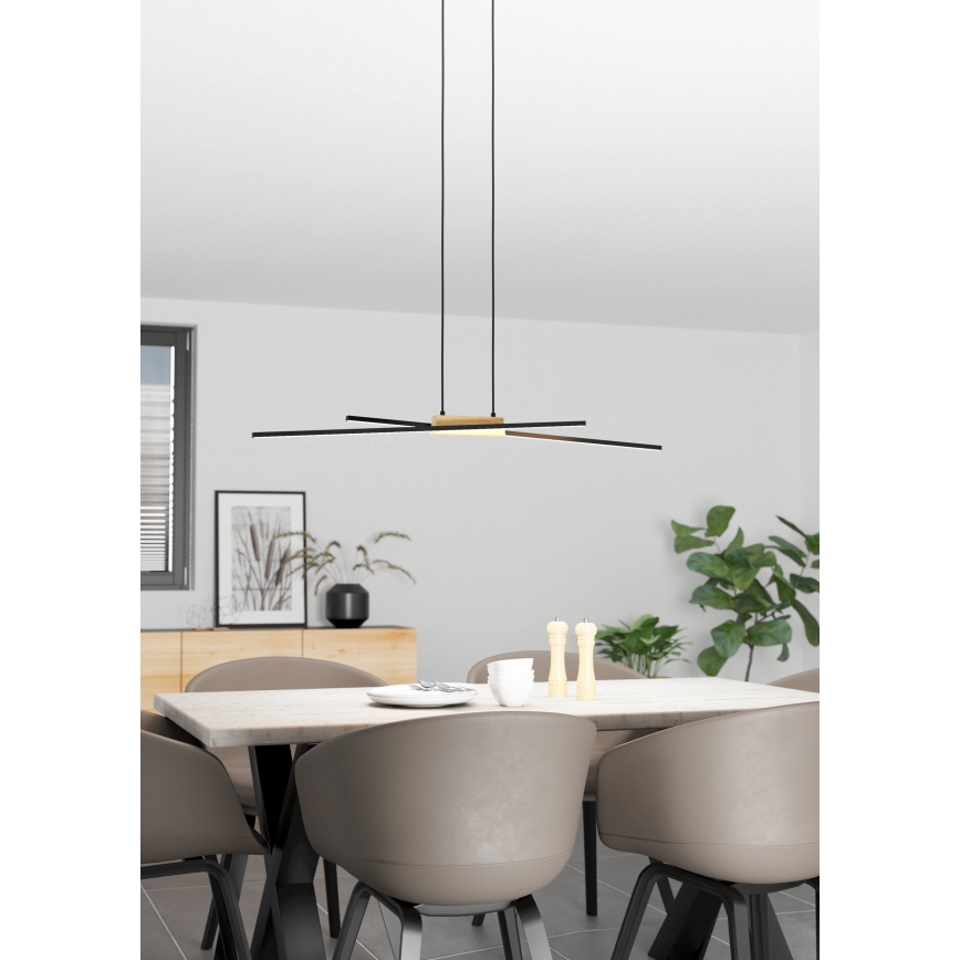 Eglo - Lámpara colgante LED regulable con cable 2xLED/13W/230V