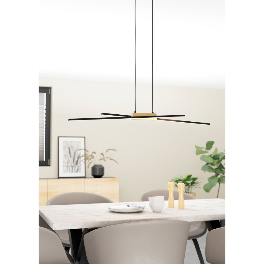 Eglo - Lámpara colgante LED regulable con cable 2xLED/13W/230V