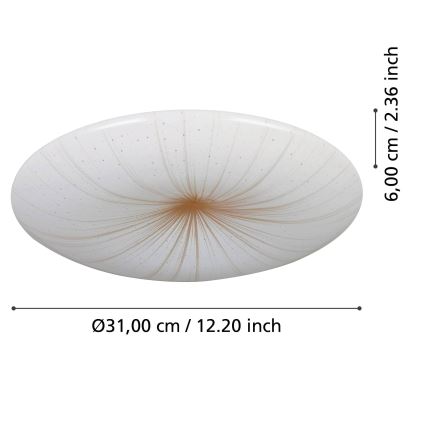 Eglo - Lámpara de techo LED LED/10W/230V
