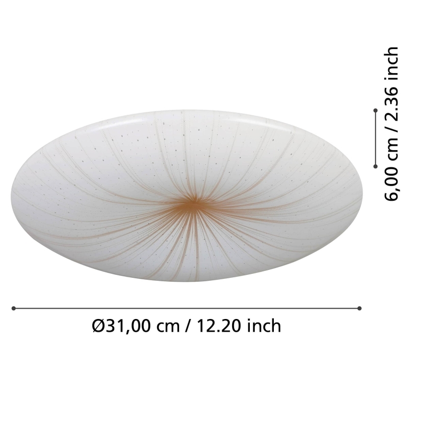 Eglo - Lámpara de techo LED LED/10W/230V