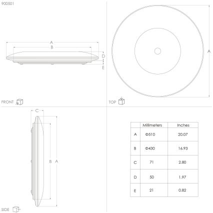 Eglo - Lámpara de techo LED LED/30,8W/230V