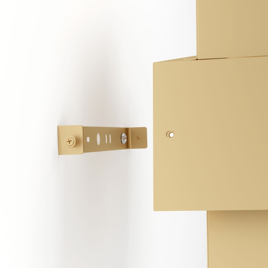 Eglo - Lámpara de pared 1xE27/40W/230V dorado