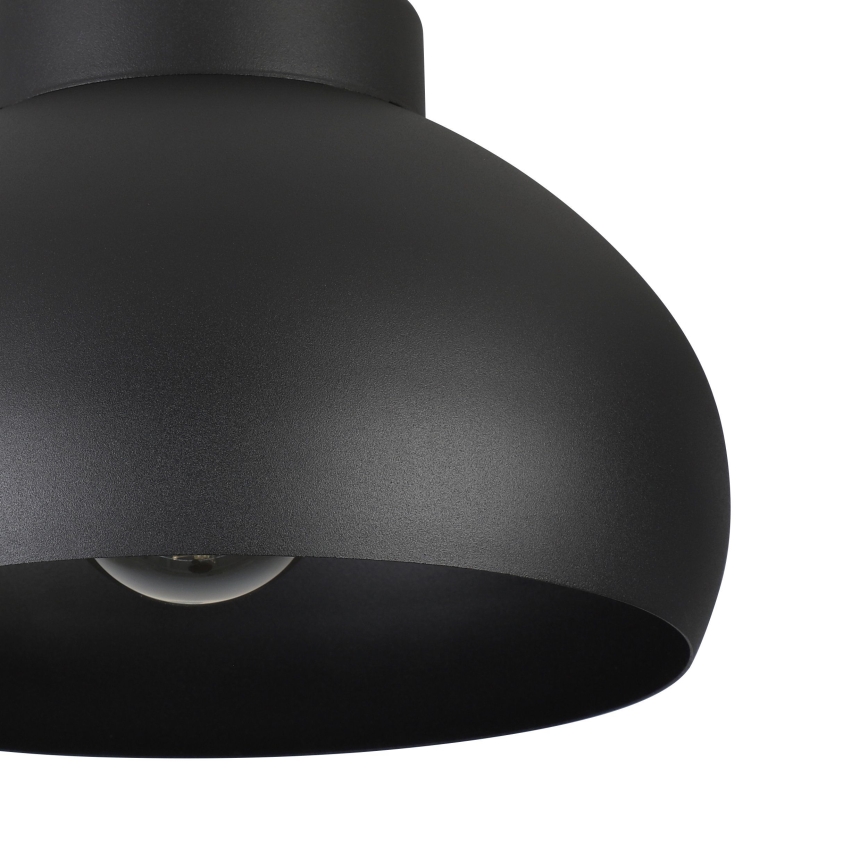 Eglo - Lámpara de techo 1xE27/40W/230V negra