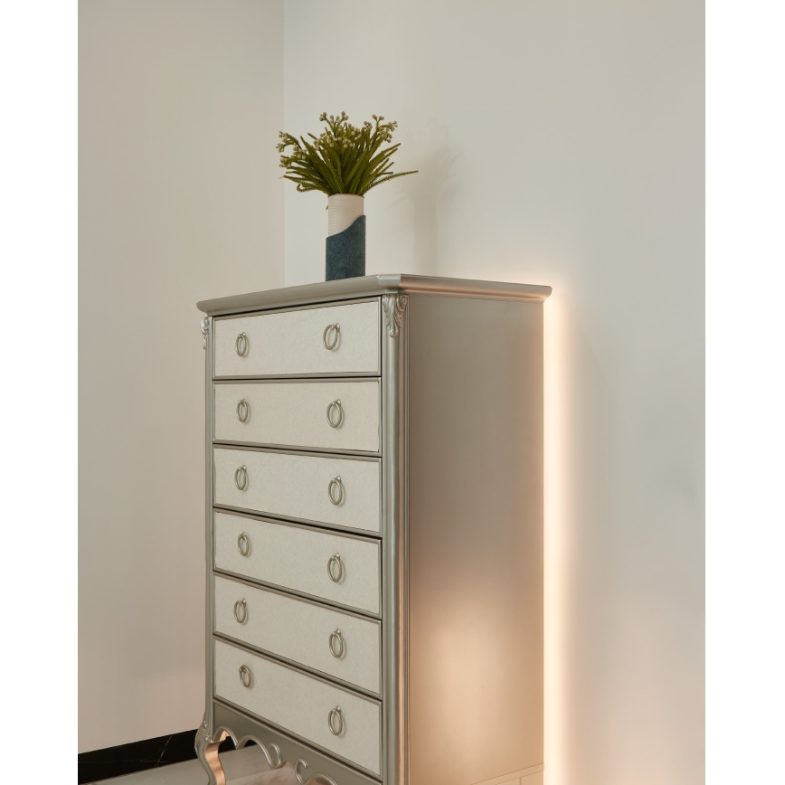 Eglo - tira LED regulable 8m COB STRIPE LED/52,8W/24/230V 2700-6500K + control remoto