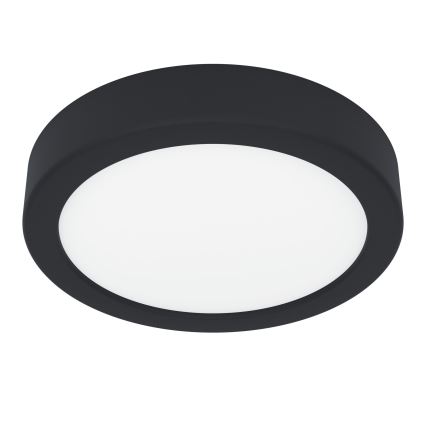 Eglo - Plafón LED regulable LED/11W/230V negro