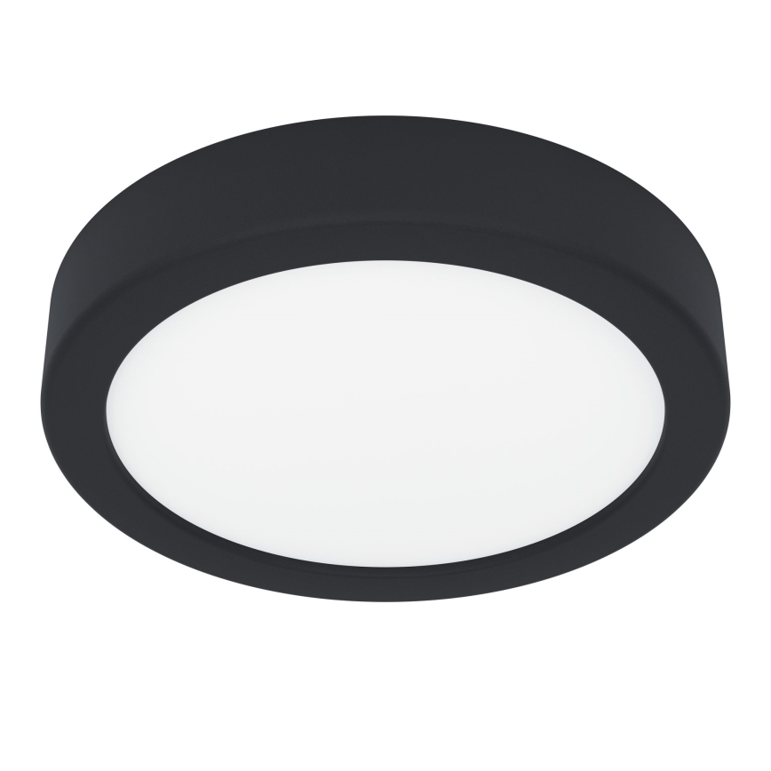 Eglo - Plafón LED regulable LED/11W/230V negro