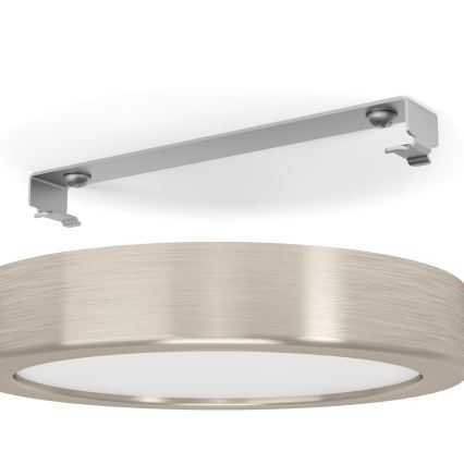 Eglo - Plafón LED regulable LED/11W/230V cromo mate